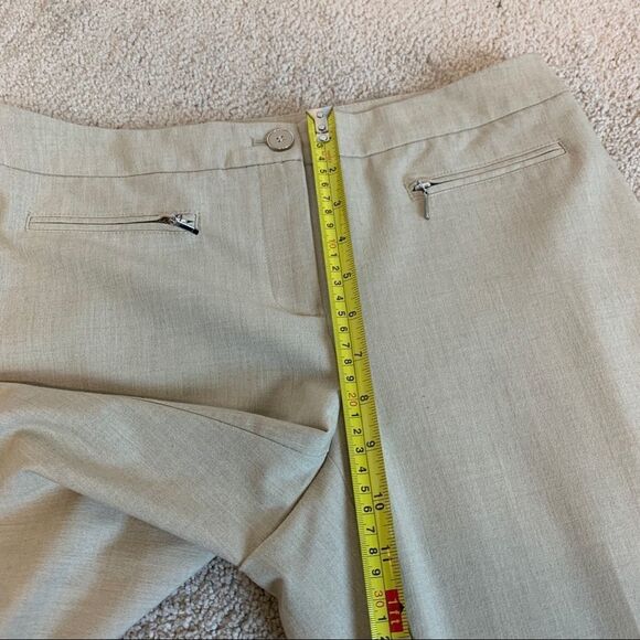 Laura beige stretchy dress pant trousers Sz 6 - Picture 8 of 11
